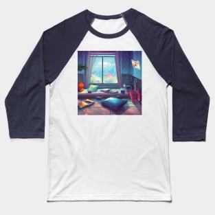 Indoor Sea Life Introverts Marine Biologist Aquarist Mermaid Dream Baseball T-Shirt